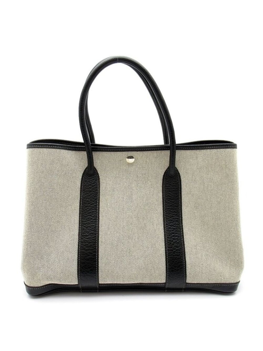 Hermes Garden Party 36 PM Toile H Buffalo Skipper Tote Gray